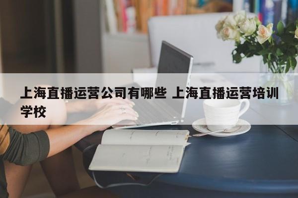 上海直播运营公司有哪些 上海直播运营培训学校