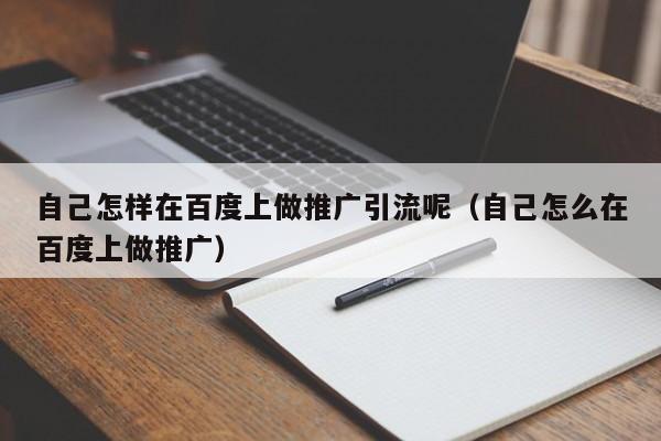 自己怎样在百度上做推广引流呢（自己怎么在百度上做推广）