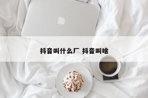 抖音叫什么厂 抖音叫啥