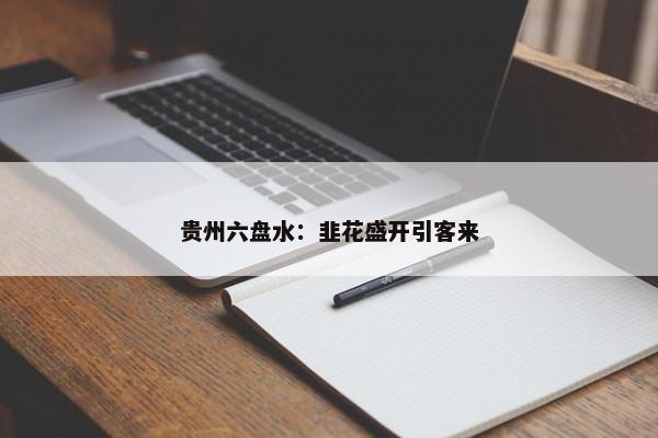 贵州六盘水：韭花盛开引客来