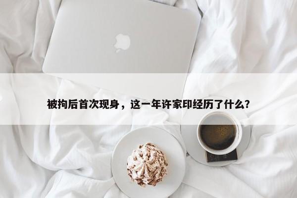 被拘后首次现身，这一年许家印经历了什么？