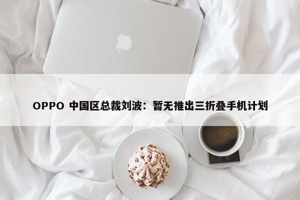 OPPO 中国区总裁刘波：暂无推出三折叠手机计划