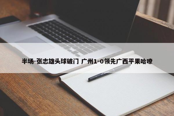 半场-张志雄头球破门 广州1-0领先广西平果哈嘹