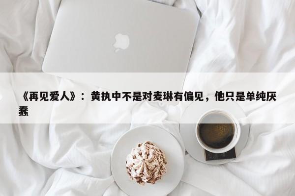 《再见爱人》：黄执中不是对麦琳有偏见，他只是单纯厌蠢