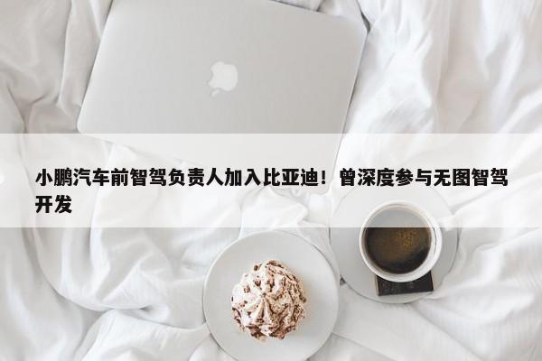 小鹏汽车前智驾负责人加入比亚迪！曾深度参与无图智驾开发