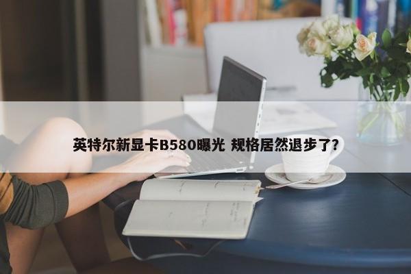 英特尔新显卡B580曝光 规格居然退步了？