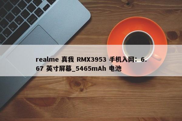 realme 真我 RMX3953 手机入网：6.67 英寸屏幕_5465mAh 电池