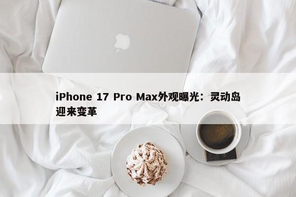 iPhone 17 Pro Max外观曝光：灵动岛迎来变革